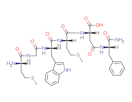 L-methionylglycyl-L-tryptophyl-L-methionyl-L-aspartyl-β-L-phenylalanine amide
