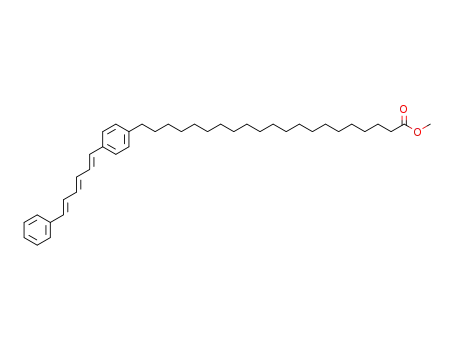 21-[4-((1E,3E,5E)-6-Phenyl-hexa-1,3,5-trienyl)-phenyl]-henicosanoic acid methyl ester