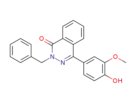 2-benzyl-4-(4-hydroxy-3-methoxyphenyl)-2H-phthalazin-1-one