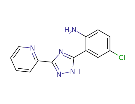 3-(2-amino-5-chlorophenyl)-5-(2-pyridyl)-2H-1,2,4-triazole