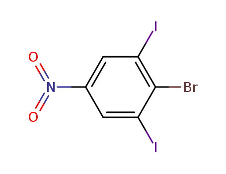 2-bromo-1,3-diiodo-5-nitrobenzene