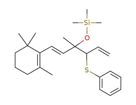 (5E)-4-methyl-3-(phenylthio)-6-(2,6,6-trimethyl-1-cyclohexen-1-yl)-4-(trimethylsiloxy)-1,5-hexadiene