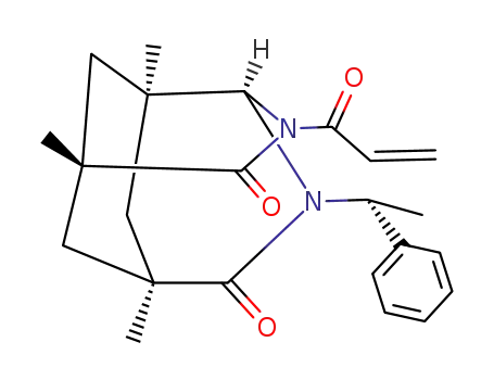 (3S,4aS,6R,8aR)-1-Acryloyl-3,4a,6-trimethyl-8-((S)-1-phenyl-ethyl)-hexahydro-3,6-methano-[1,8]naphthyridine-2,7-dione