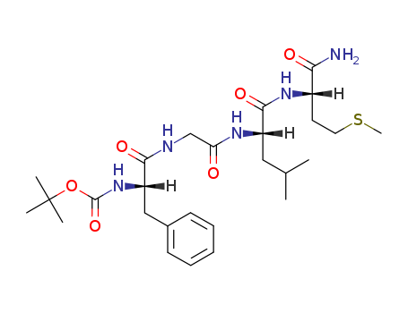 L-Methioninamide,
N-[(1,1-dimethylethoxy)carbonyl]-L-phenylalanylglycyl-L-leucyl-