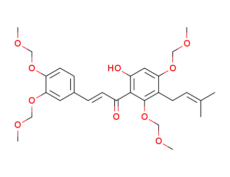 3'-(3,3-dimethylallyl)-6'-hydroxy-3,4,2',4'-tetrakis(methoxmethoxy)chalcone