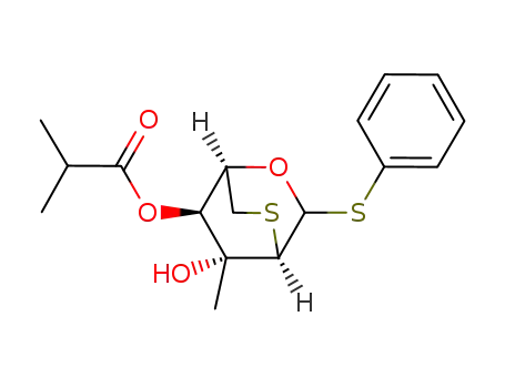 phenyl 2,6-anhydro-4-O-isobutyryl-3-C-methyl-1,2-dithio-L-mannopyranoside