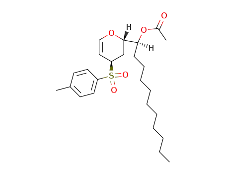 Acetic acid (S)-1-[(2S,4R)-4-(toluene-4-sulfonyl)-3,4-dihydro-2H-pyran-2-yl]-undecyl ester