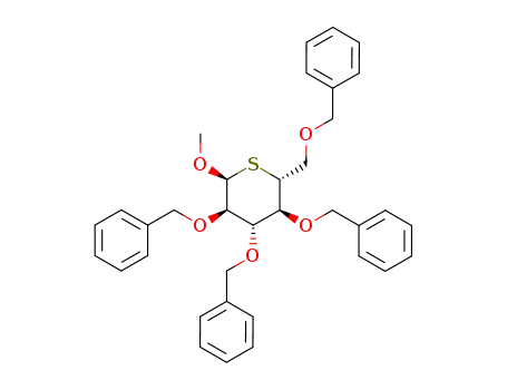 methyl 2,3,4,6-tetra-O-benzyl-5-deoxy-5-thio-α-D-glucopyranoside