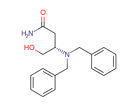 Butanamide, 3-[bis(phenylmethyl)amino]-4-hydroxy-, (3S)-