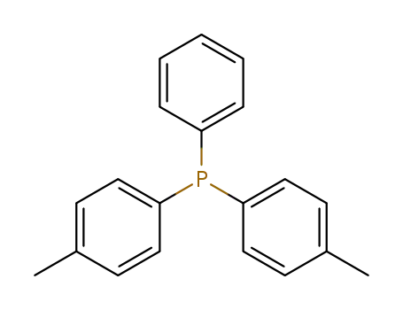 Molecular Structure of 19934-95-3 (bis(4-methylphenyl)-phenyl-phosphane)