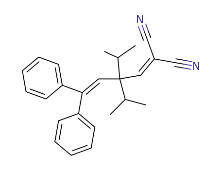 Propanedinitrile, [2,2-bis(1-methylethyl)-4,4-diphenyl-3-butenylidene]-