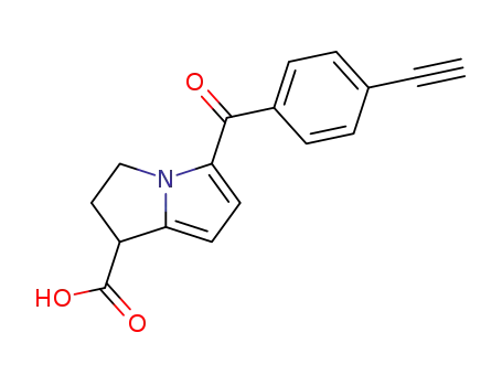 1H-Pyrrolizine-1-carboxylic acid, 5-(4-ethynylbenzoyl)-2,3-dihydro-