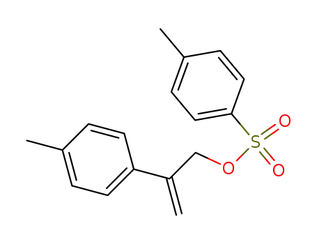 Molecular Structure of 89618-93-9 (2-(4-methylphenyl)prop-2-en-1-yl 4-toluenesulfonate)