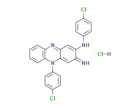 2-(4-chloranilino)-3,5-dihydro-5-(4-chlorphenyl)-3-iminophenazine hydrochloride