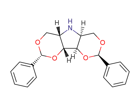 Molecular Structure of 187343-15-3 (1,3:4,6-Di-O-benzylidene-2,5-dideoxy-2,5-imino-L-iditol)