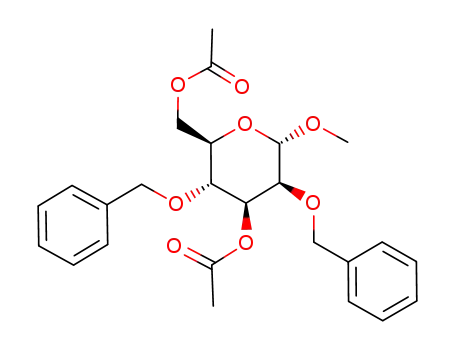 methyl 3,6-di-O-acetyl-2,4-di-O-benzyl-α-D-mannopyranoside