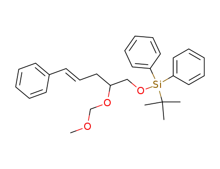 tert-Butyl-((E)-2-methoxymethoxy-5-phenyl-pent-4-enyloxy)-diphenyl-silane