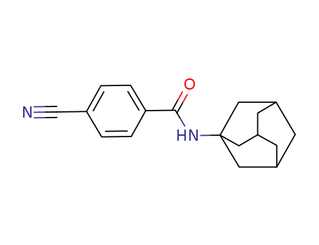 Molecular Structure of 80626-00-2 (N-Adamant-1-yl-p-cyanbenzamid)