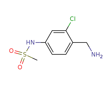 N-(4-(aminomethyl)-3-chlorophenyl)methanesulfonamide