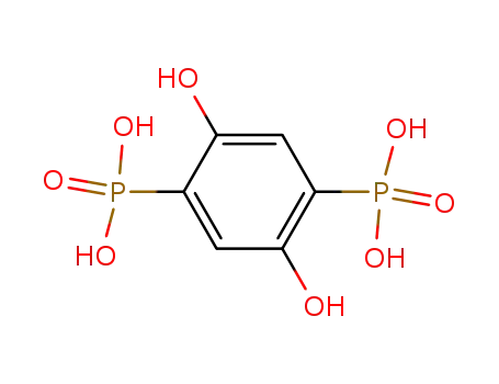 Molecular Structure of 91633-16-8 (2,5-Dihydroxy-1,4-benzenediphosphonic acid)