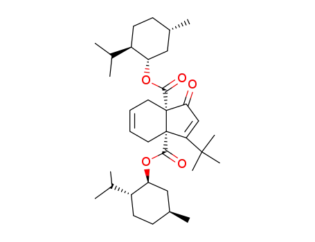 (3aS,7aS)-3-tert-Butyl-1-oxo-4,7-dihydro-1H-indene-3a,7a-dicarboxylic acid bis-((1S,2R,5S)-2-isopropyl-5-methyl-cyclohexyl) ester