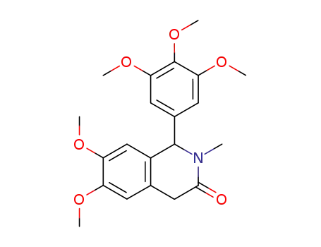 6,7-dimethoxy-2-methyl-3-oxo-1-(3,4,5-trimethoxy)-1,2,3,4-tetrahydroisoquinolone