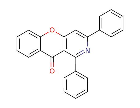 Molecular Structure of 91221-94-2 (10H-[1]Benzopyrano[3,2-c]pyridin-10-one, 1,3-diphenyl-)