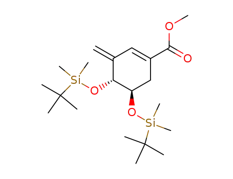 (4R,5R)-4,5-Bis-(tert-butyl-dimethyl-silanyloxy)-3-methylene-cyclohex-1-enecarboxylic acid methyl ester