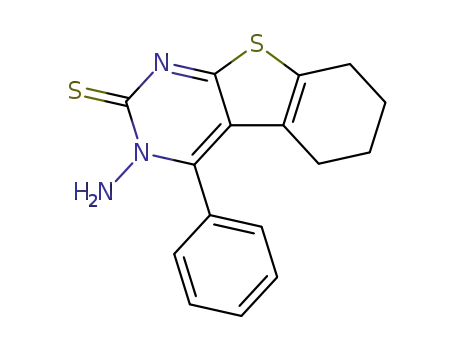 Molecular Structure of 114752-07-7 (3-amino-4-phenyl-5,6,7,8-tetrahydro[1]benzothieno[2,3-d]pyrimidine-2(3H)-thione)