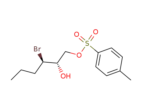 (2R*,3S*)-1-(Tosyloxy)-3-bromohexan-2-ol