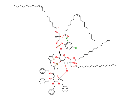 Molecular Structure of 103445-11-0 (C<sub>132</sub>H<sub>211</sub>Cl<sub>2</sub>O<sub>23</sub>PSi<sub>2</sub>)