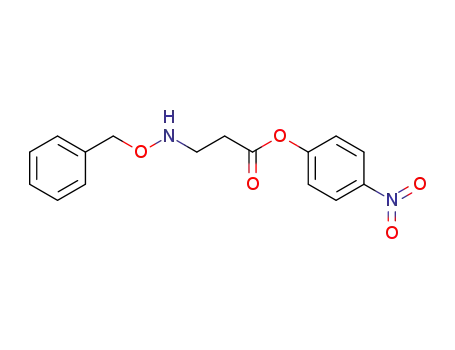 p-nitrophenyl 3-(benzyloxyamino)propanoate hydrochloride