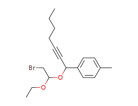 1-[1-(2-Bromo-1-ethoxy-ethoxy)-hept-2-ynyl]-4-methyl-benzene