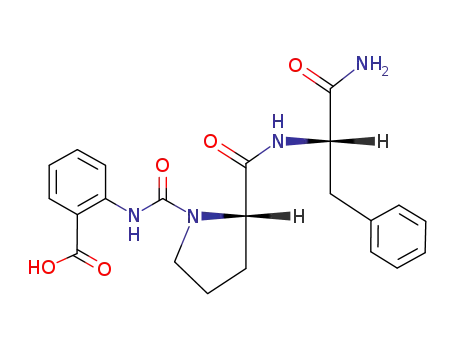 L-Phenylalaninamide, 1-[[(2-carboxyphenyl)amino]carbonyl]-L-prolyl-