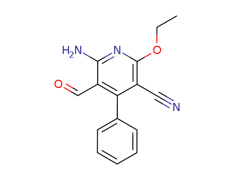 6-Amino-2-ethoxy-5-formyl-4-phenylnicotinonitrile