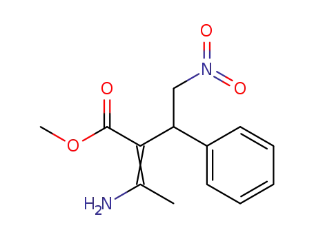 Methyl 3-amino-2-<2-nitro-1-phenylethyl>crotonate