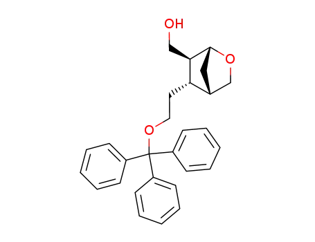 <1S-(1α,2β,3α,4α)>-3-(hydroxymethyl)-2-<2-<(triphenylmethyl)oxy>ethyl>-5-oxabicyclo<2.2.1>heptane