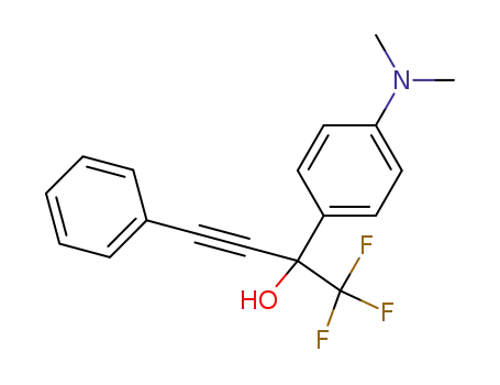 2-[4-(dimethylamino)phenyl]-1,1,1-trifluoro-4-phenylbut-3-yn-2-ol
