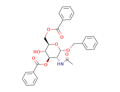 Benzyl 2-Acetamido-3,6-di-O-benzoyl-2-deoxy-a-D-glucopyranoside