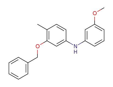 3-benzyloxy-N-(3-methoxyphenyl)-4-methylaniline