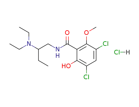 3,5-Dichloro-N-(2-diethylamino-butyl)-2-hydroxy-6-methoxy-benzamide; hydrochloride
