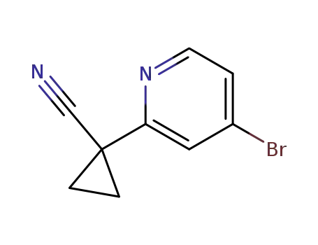 1-(4-broMopyridin-2-yl)cyclopropanecarbonitrile