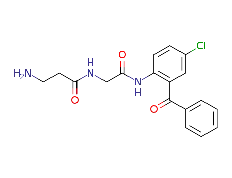 3-Amino-N-[(2-benzoyl-4-chloro-phenylcarbamoyl)-methyl]-propionamide