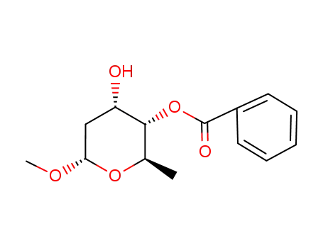 (2R,3S,4S,6S)-4-hydroxy-6-methoxy-2-methyltetrahydro-2H-pyran-3-yl benzoate