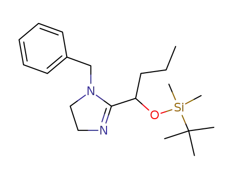 1-benzyl-2-(1-tert-butyldimethylsilyloxybutyl)-4,5-dihydroimidazole