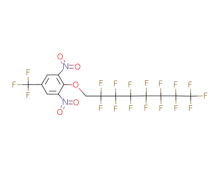 Benzene,
1,3-dinitro-2-[(2,2,3,3,4,4,5,5,6,6,7,7,8,8,8-pentadecafluorooctyl)oxy]-5-
(trifluoromethyl)-