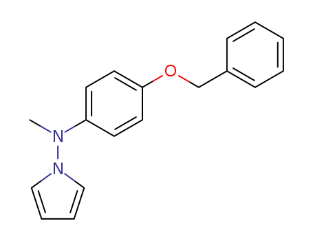 Molecular Structure of 55872-28-1 (1-[N-methyl-N-(4-benzyloxyphenyl)amino]pyrrole)