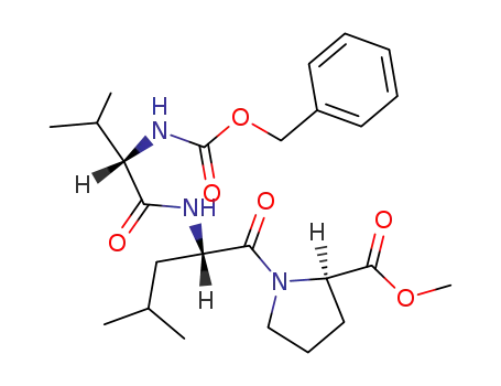 D-Proline, 1-[N-[N-[(phenylmethoxy)carbonyl]-L-valyl]-L-leucyl]-, methyl
ester