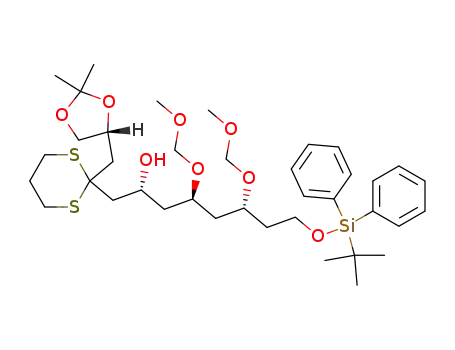 (2R,4R,6R)-8-(tert-Butyl-diphenyl-silanyloxy)-1-[2-((R)-2,2-dimethyl-[1,3]dioxolan-4-ylmethyl)-[1,3]dithian-2-yl]-4,6-bis-methoxymethoxy-octan-2-ol