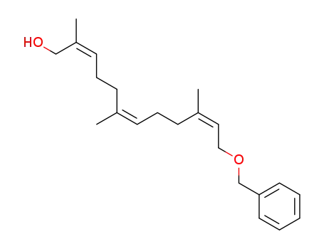 Molecular Structure of 92464-88-5 (2,6,10-Dodecatrien-1-ol, 2,6,10-trimethyl-12-(phenylmethoxy)-, (Z,Z,Z)-)